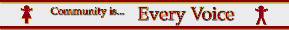 Community is Every Voice Header Image