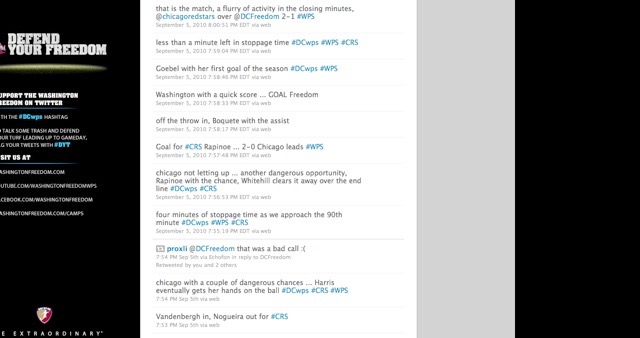 Play-by-Play Tweets